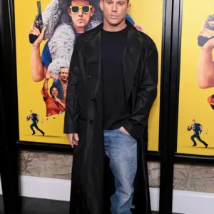 Roofman Channing Tatum Black Coat