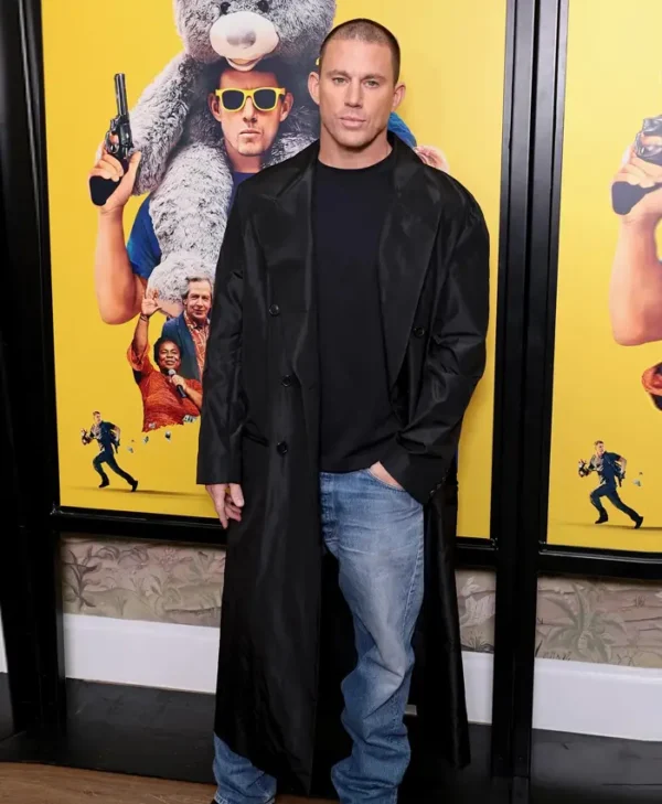 Roofman Channing Tatum Black Coat