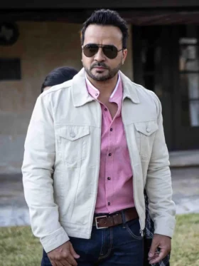 Say a Little Prayer Luis Fonsi White Jacket