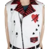 Shawn Michaels WWE White Leather Vest