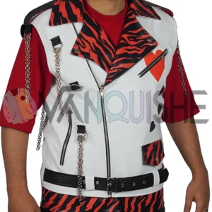 Shawn Michaels WWE White Leather Vest right