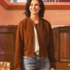 Sheriff Country S01 Morena Baccarin Bomber Jacket Side