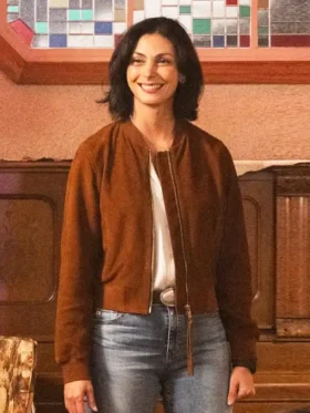 Sheriff Country S01 Morena Baccarin Bomber Jacket Side
