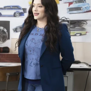 Shifting Gears S02 Kat Dennings Blue Blazer