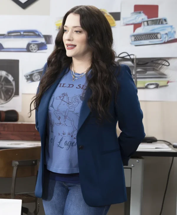 Shifting Gears S02 Kat Dennings Blue Blazer