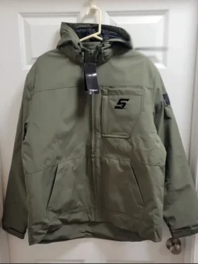 Snap-On Green Hooded Jacket
