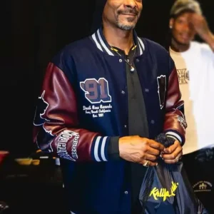 Snoop Dogg Joy Varsity Jacket Front