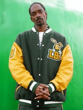 Snoop Dogg Long Beach Varsity Jacket Front