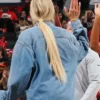 Sophie Cunningham WNBA Playoffs Blue Denim Jacket