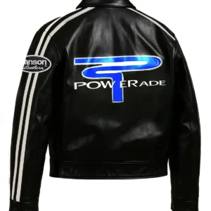 Talladega Nights Black Leather Jacket