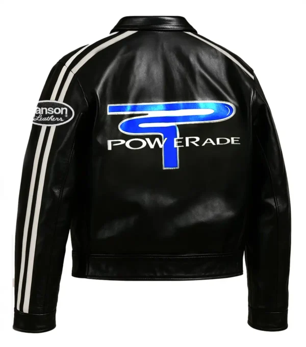 Talladega Nights Black Leather Jacket
