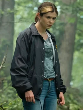 Task S01 Alison Oliver Black Jacket