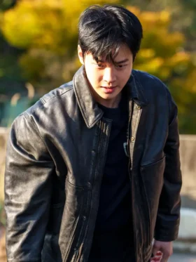 Tempest S01 Jang Dong-yoon Black Leather Jacket