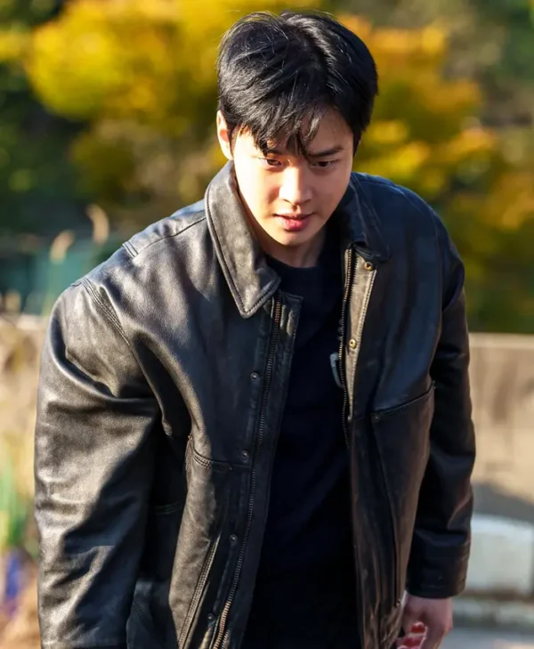 Tempest S01 Jang Dong-yoon Black Leather Jacket