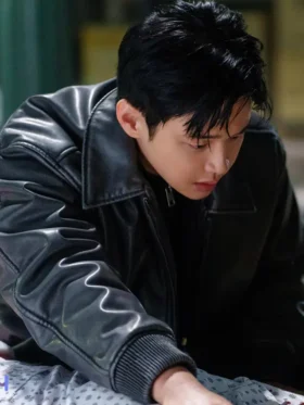 Tempest S01 Jang Dong-yoon Bomber Leather Jacket