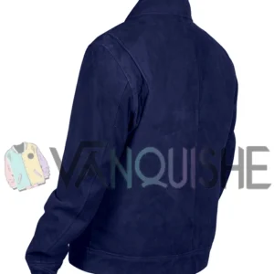 The Beast in Me S01 Matthew Rhys Blue Jacket left back