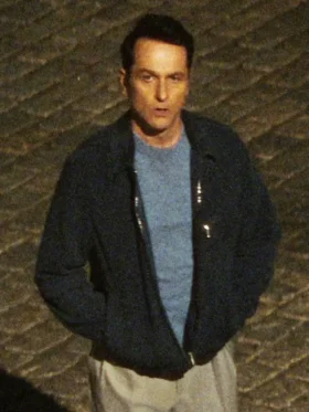 The Beast in Me S01 Matthew Rhys Blue Jacket
