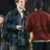 The Drama Robert Pattinson Black Cotton Jacket Side