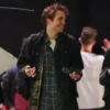 The Drama Robert Pattinson Black Cotton Jacket Back