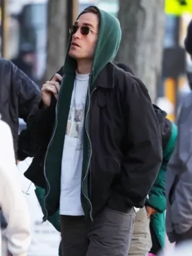 The Drama Robert Pattinson Bomber Jacket Side