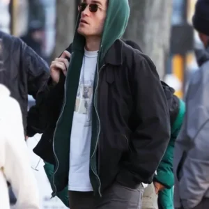 The Drama Robert Pattinson Bomber Jacket Side