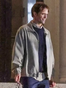The Drama Robert Pattinson Grey Jacket Back