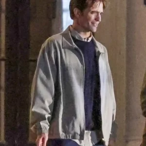The Drama Robert Pattinson Grey Jacket Back