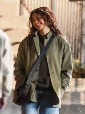 The Drama Zendaya Green Jacket Side