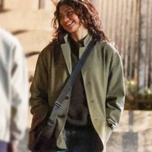 The Drama Zendaya Green Jacket Side