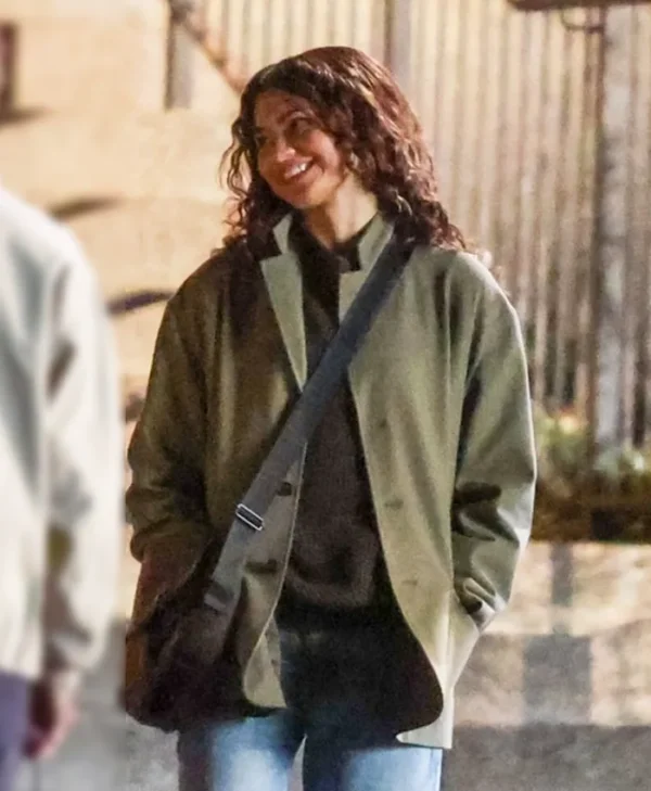 The Drama Zendaya Green Jacket Side