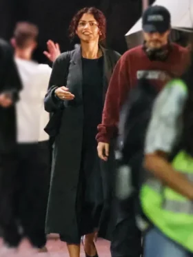 The Drama Zendaya Long Coat Side