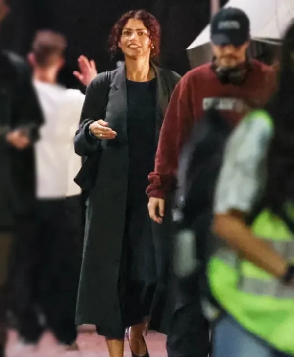 The Drama Zendaya Long Coat Side
