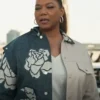 The Equalizer S02 Queen Latifah Flowers Printed Jacket Side