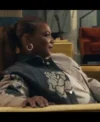 The Equalizer S02 Queen Latifah Flowers Printed Jacket Back