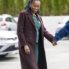 The Fall and Rise of Reggie Dinkins Erika Alexander Wool Coat Side