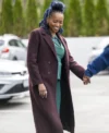 The Fall and Rise of Reggie Dinkins Erika Alexander Wool Coat Side