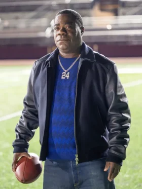 The Fall and Rise of Reggie Dinkins Tracy Morgan Leather Jacket Side