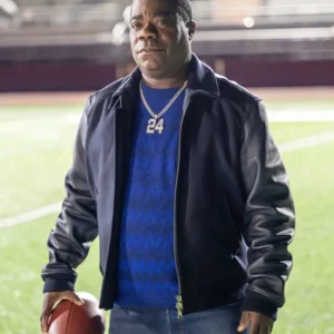 The Fall and Rise of Reggie Dinkins Tracy Morgan Leather Jacket Side