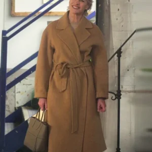 The Girlfriend S01 Robin Wright Brown Wool Coat
