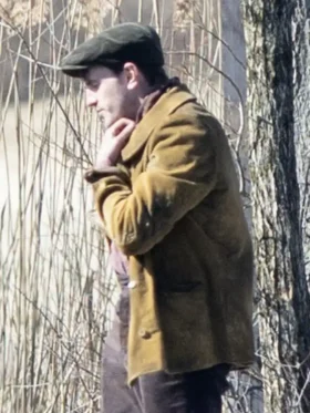 The History of Sound Paul Mescal Brown Jacket Back