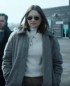 The Last Frontier S01 Haley Bennett Wool Coat Side