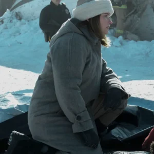 The Last Frontier S01 Haley Bennett Wool Coat