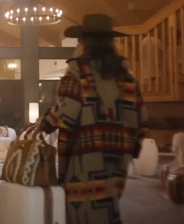 The Lowdown Jeanne Tripplehorn Aztec Coat