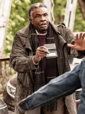 The Lowdown Keith David Brown Coat