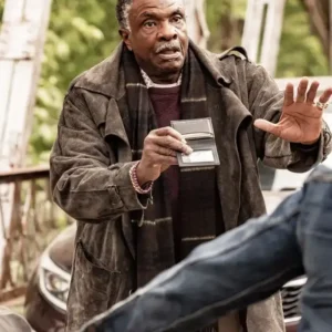 The Lowdown Keith David Brown Coat