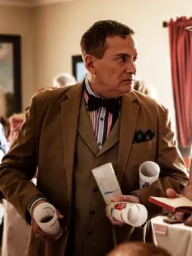 The Lowdown Michael Hitchcock Brown Blazer