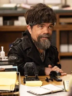 The Lowdown Peter Dinklage Black Leather Jacket Side