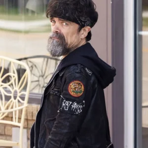 The Lowdown 2025 Peter Dinklage Black Leather Jacket