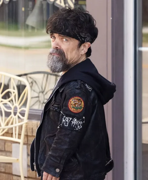 The Lowdown 2025 Peter Dinklage Black Leather Jacket