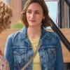 The Marlow Murder Club S02 Cara Horgan Denim Jacket Side